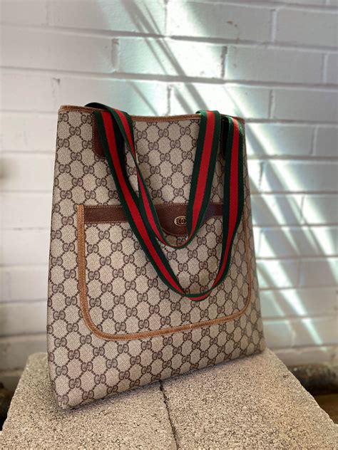 gucci trash bag price|gucci canvas tote bag vintage.